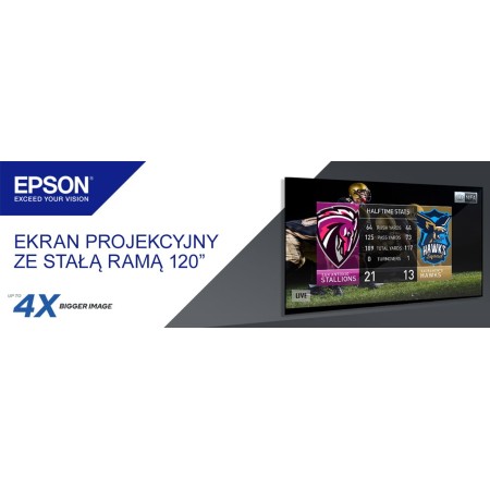 Ekran Epson ELPSC36 - uniwersalny ekran CLR 120cali