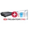 Zestaw: Hisense PX1-PRO (PX1Pro) + Ekran Awol Vision ALR-D100 Daylight ALR 100"