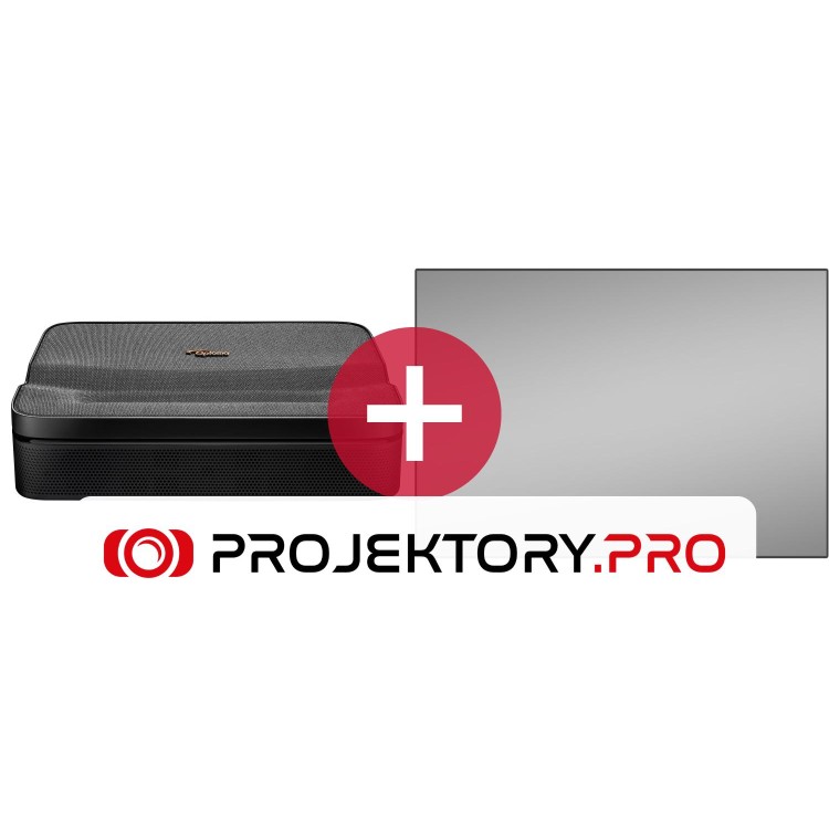 Zestaw: Optoma Photon Go + Suprema Taurus Slim ALR 221cm 16x9 ALR (CLR)