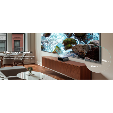 JMGO Ekran 100 cali Fresnel