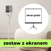 LG PU600U + LG CineBeam Q stand + ekran na statywie GRATIS