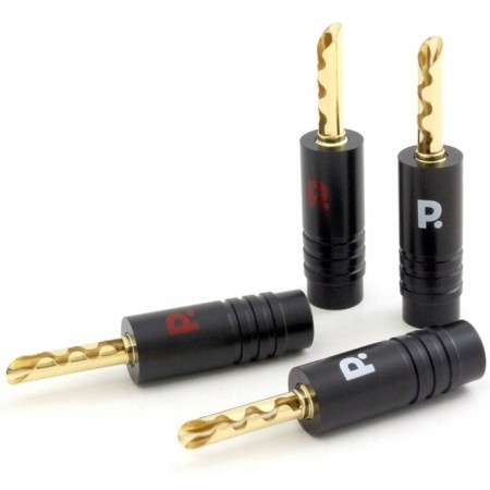 PROSON Arctic Series Banana wtyk, 4szt/2pary