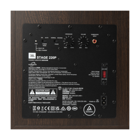 JBL Stage 220P Espresso