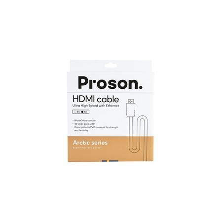 PROSON Arctic Series HDMI kabel 4K/8K 4m