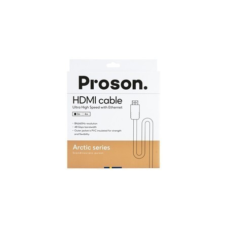 PROSON Arctic Series HDMI kabel 4K/8K 3m