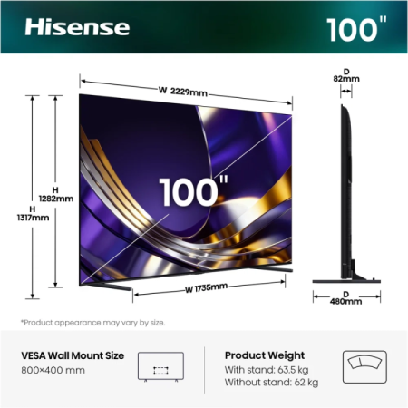 Hisense 100U7S PRO