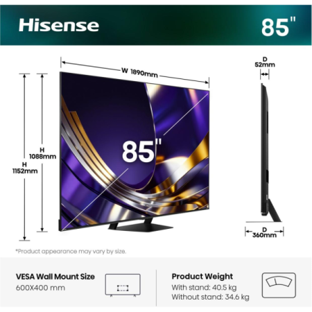 Hisense 85U7S PRO