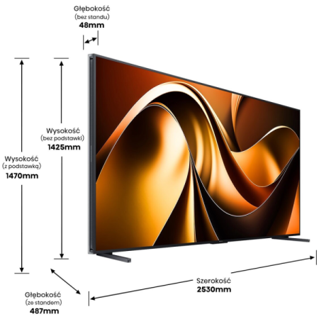 Hisense 110UXNQ - Cashback 5000 zł - Obowiązuje regulamin