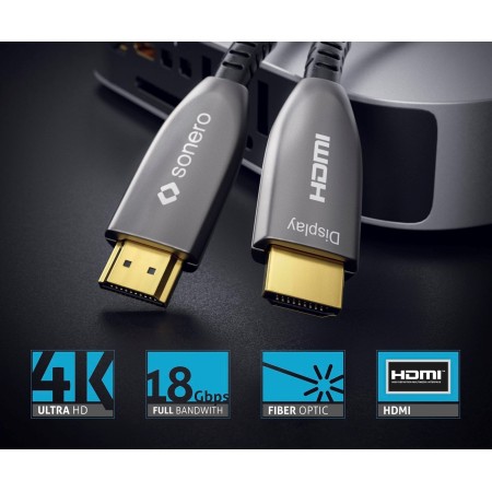 Przewód HDMI Sonero X-AOC Światłowodowy High Speed HDMI 4K 18Gbps