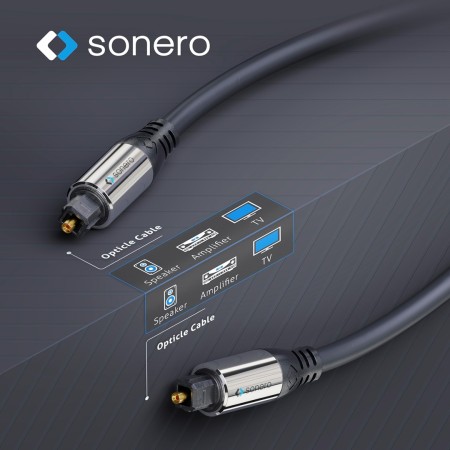 Kabel Sonero SOC100 kabel optyczny audio (Toslink)