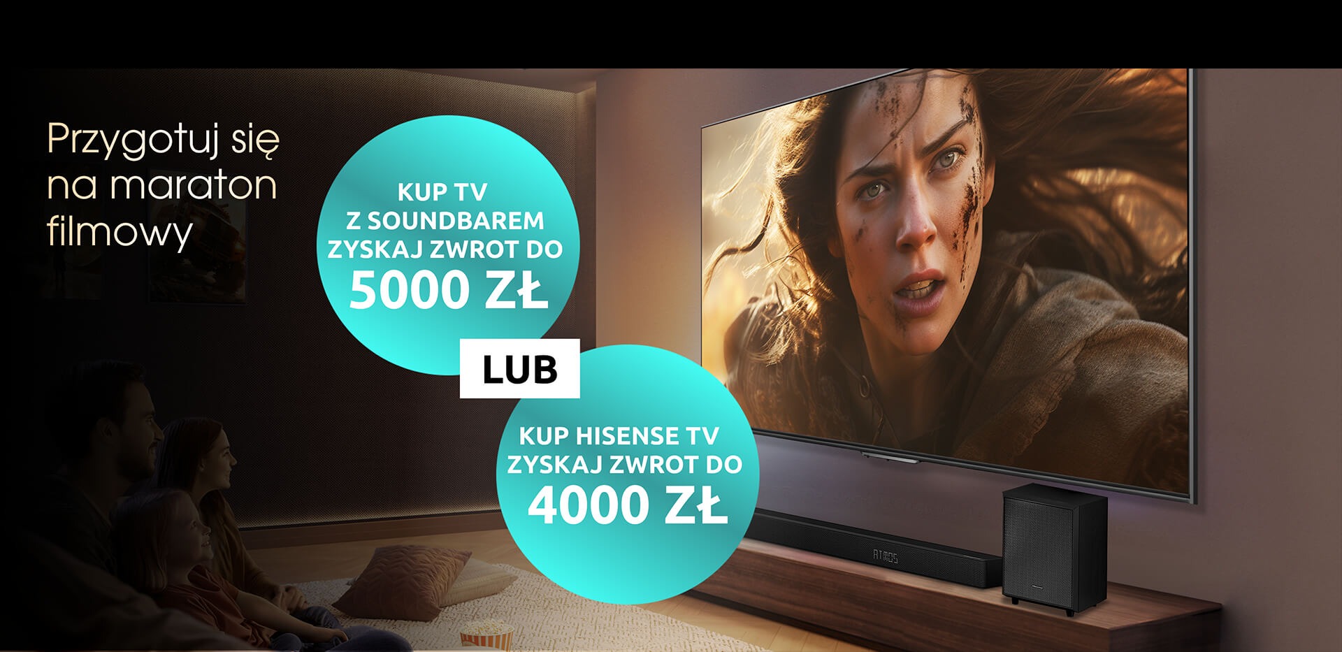 Promocja na Hisense „CashBack DUO” - Odbierz nawet 4000 zł